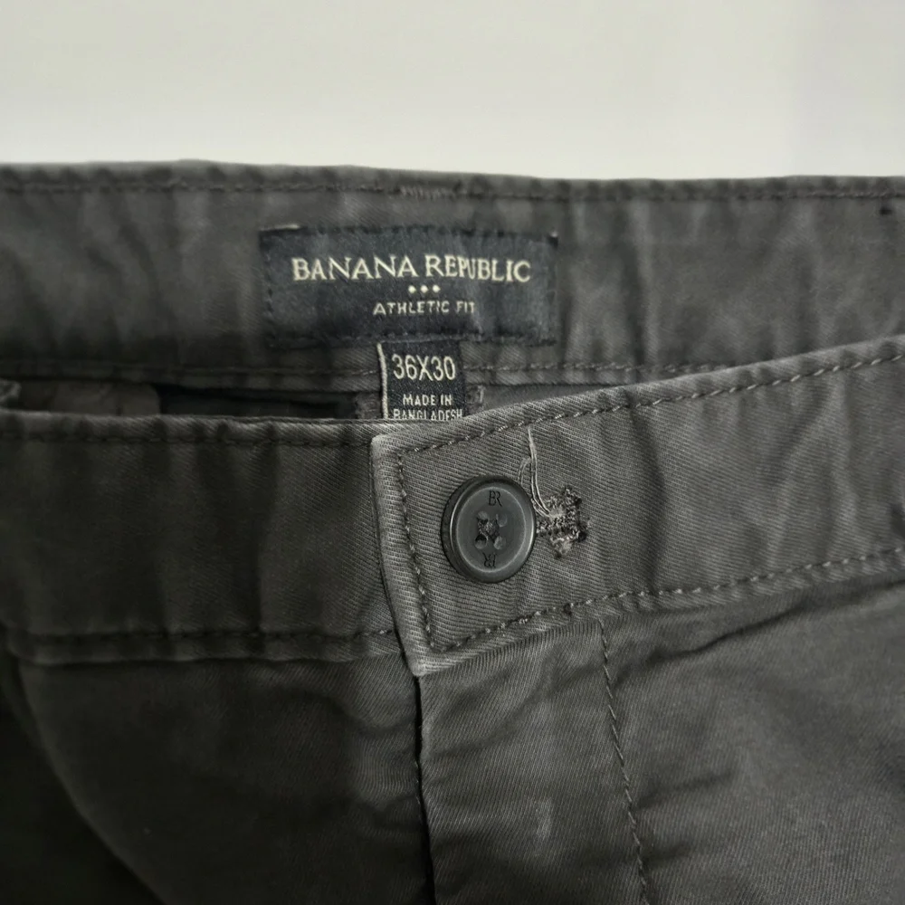 Banana Republic Black Chinos Classic Straight-Leg